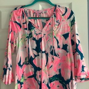 Lilly Pulitzer Willa Flounce Sleeve Top